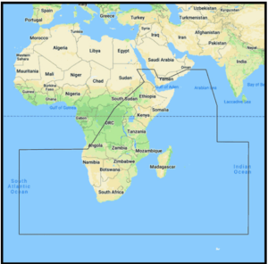 REVEAL AFRICA SOUTH incl Shaded Relief
